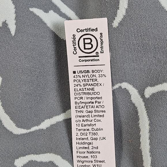 Athleta Women's Leggings Elation Textured 7/8 Tight Medium Floral Print - Picture 5 of 8